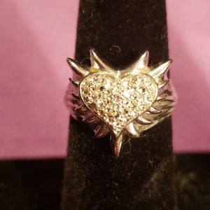 Margo Manhattan Heart Sterling Silver ring